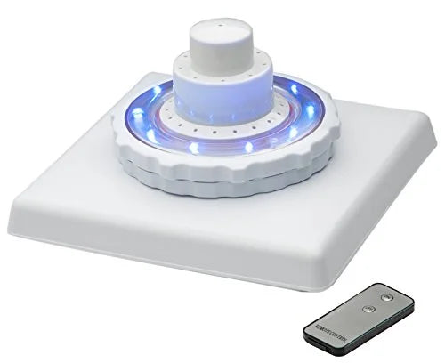 Ocean Blue aqua Products Color Fest Illuminated Swimming Pool Fountain, 5-Colors with Automatic Shut Off and Remote (180020)
