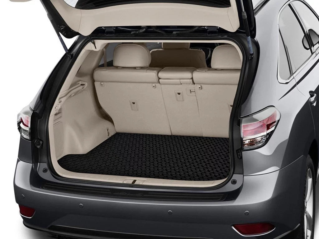 ToughPRO - Trunk Mat suitable with  Focus - All atmospheric conditions Heavy Duty (Made in USA) - Black Rubber - 2012