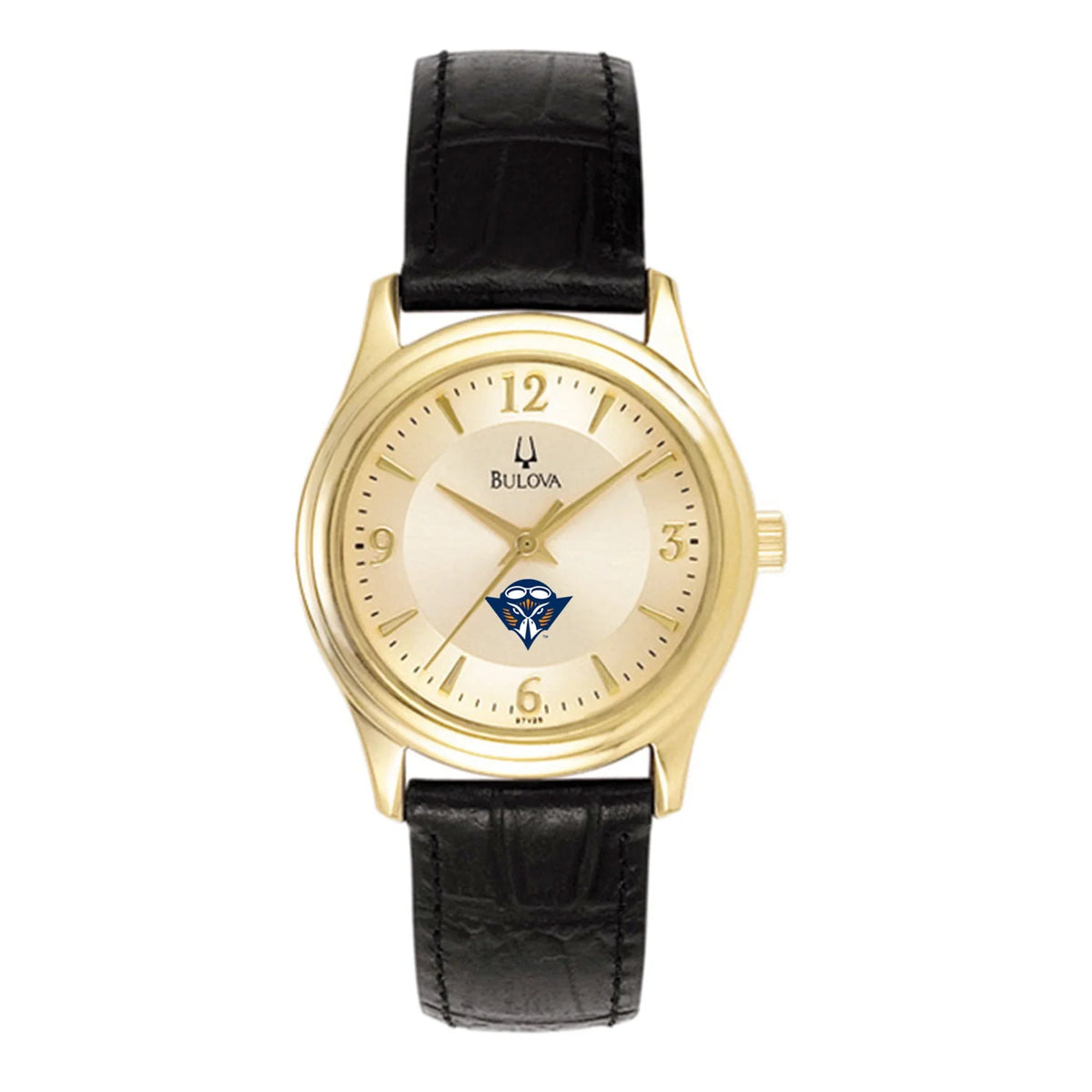 Women's Bulova  Gold/Black Tennessee-Martin Skyhawks Stainless Steel Watch with Leather Band