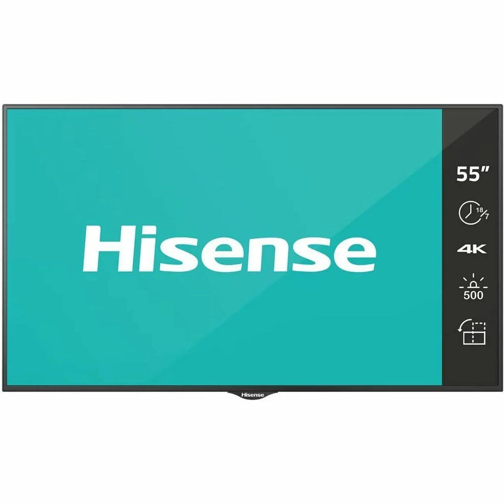 UHD 4K 500 Nits Prosumer 18 x 7 E-Series Digital Signage Display Flat Panel. Hisense 55B4E31T 55 in