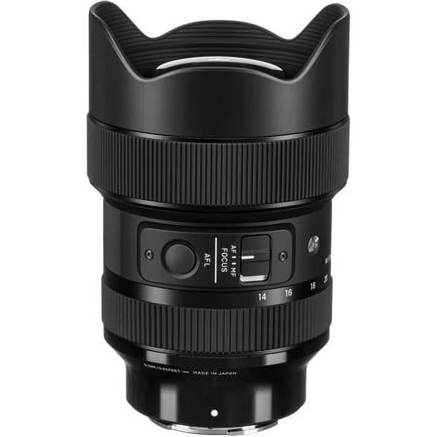 14-24mm f/2.8 DG DN ART Lens for  E, Bundle with Mac Software Kit, RainCoat Rain Sleeve, Cleaning Kit, Flex Lens Shade, Lens Cap Tether, Lens Wrap, Lens Cleaner