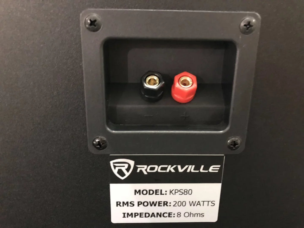 Mini Spool Car Audio Speaker Wire. 2) Rockville KPS80 8" Karaoke Speakers+Bluetooth Amplifier+2) Mics+Tablet Stand + Rockville R14GSBR100 Red/Blk 14 Gauge 100' Ft