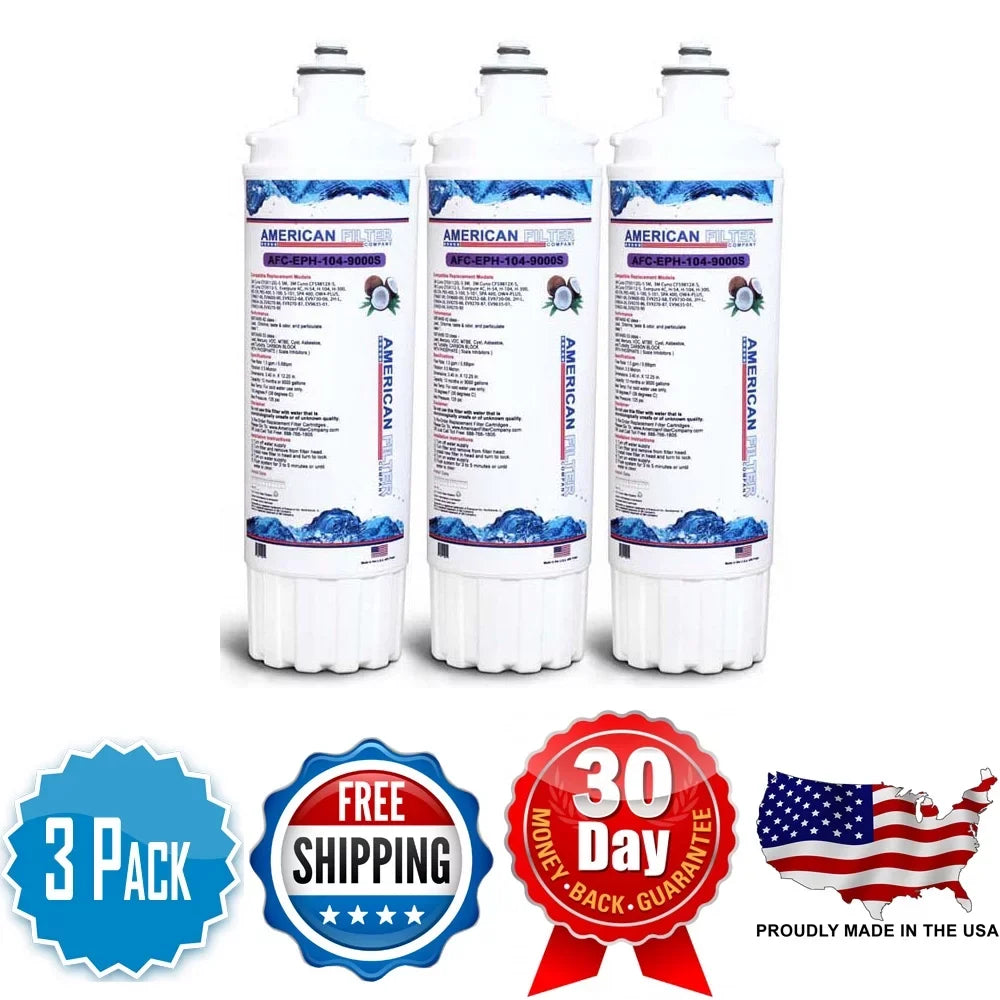 AFC Brand , aqua Filters , Model # AFC-EPH-104-9000S , matching with Follett® E25HR400A - 3 Filters - Made in U.S.A.