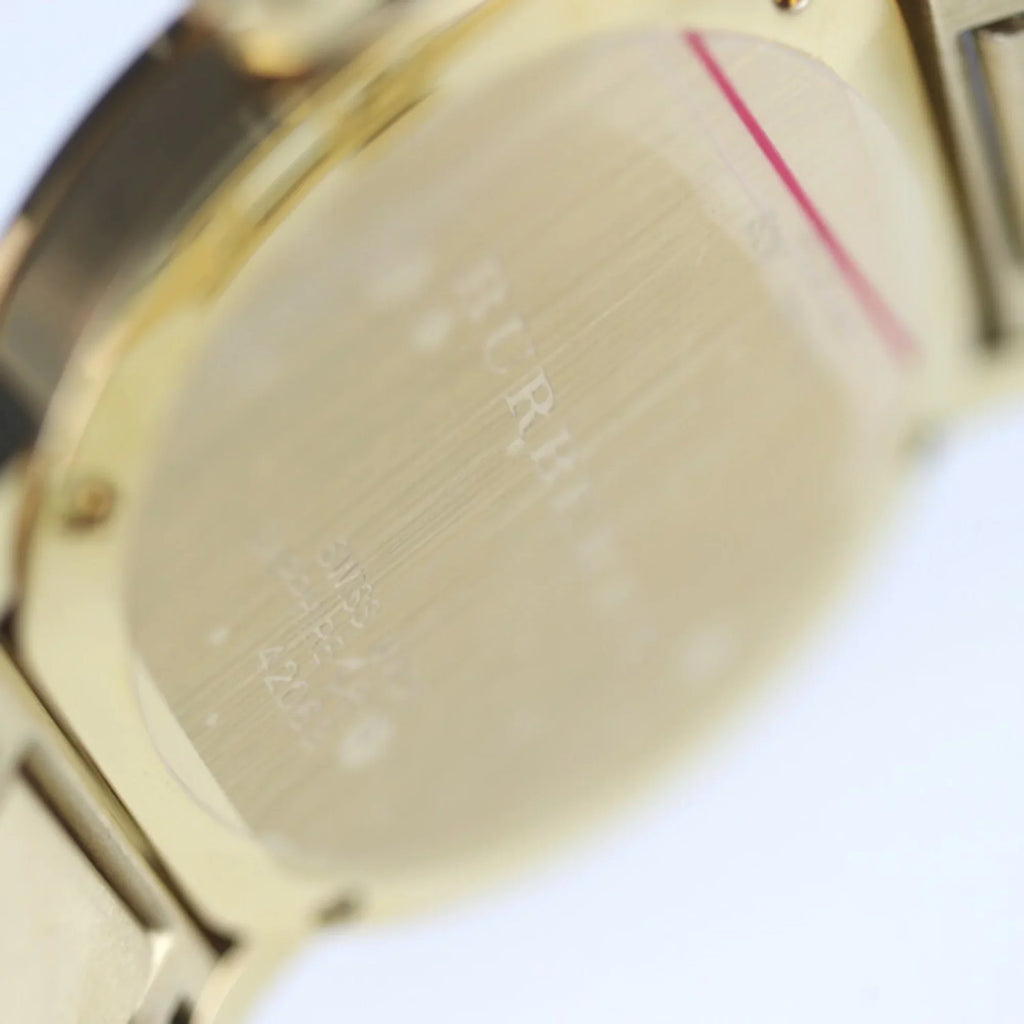 Pre-Owned BURBERRY Burberry THE CITY watch BU9145 stainless steel gold (Like New)