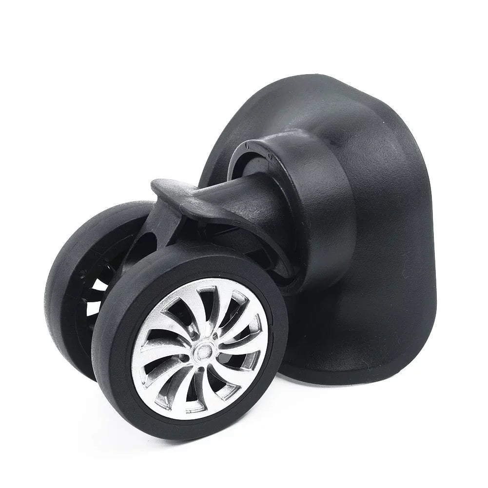 Yuri  4 Set Replacement Luggage Suitcase Wheels Swivel Universal Wheel Black