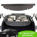 Fit Mazda CX-5 2013 2014 2015 2016 Black Retractable Cargo shield  for Mazda CX-5 2013-2016 SUV Accessory Rear Trunk Area Privacy Shield Shade wrap With Rebounding Plastic
