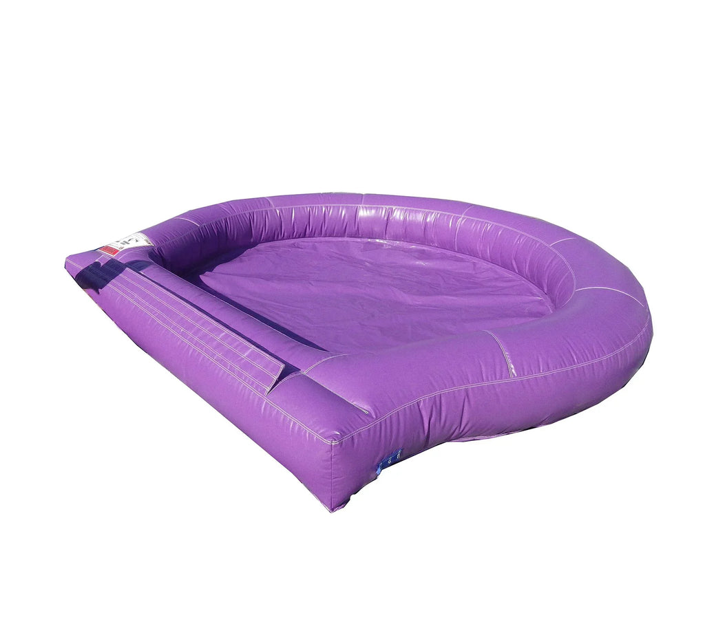 HeroKiddo Purple Pool Attachment suitable for Dual Slide Bounce Houses, Sprinkler Hose Included, (8' 6" x 11' 6")