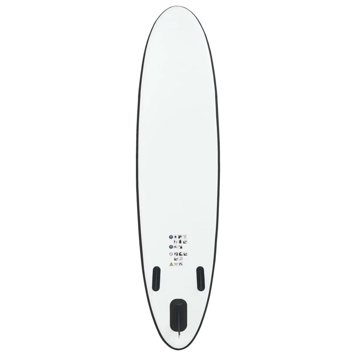Maboto Inflatable Paddle Board Set Black and White