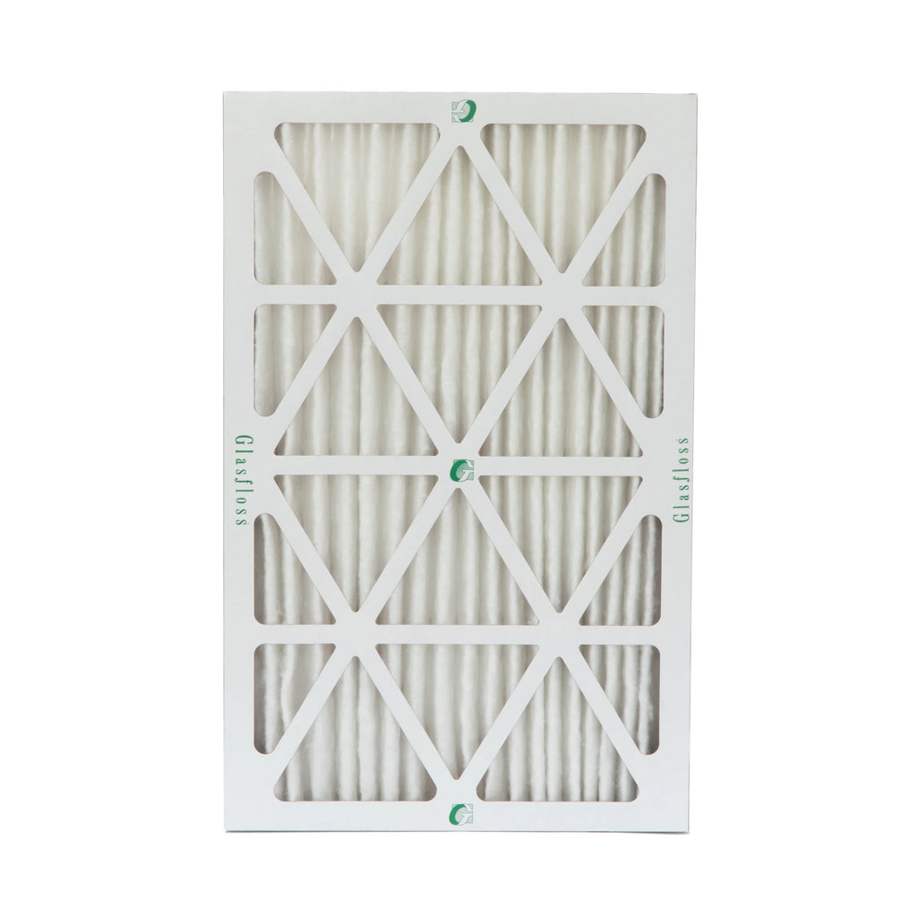 Actual Size: 15-1/2 x 24-1/2 x 1-3/4. 3 Pack of 16x25x2 MERV 13 Pleated 2" Inch Air Filters by Glasfloss