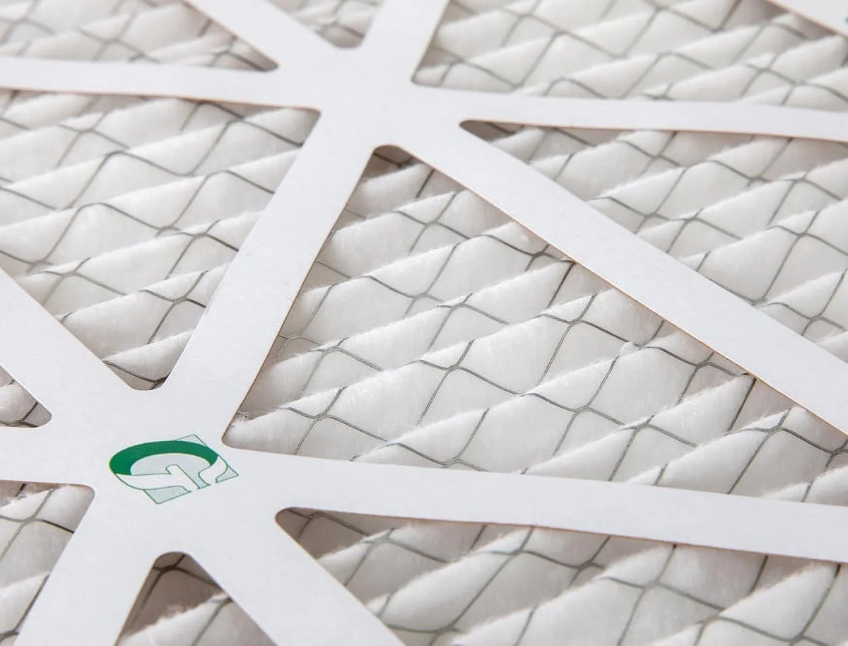 Actual Size: 15-1/2 x 23-1/2 x 7/8. 12 Pack of 16x24x1 MERV 13 Pleated Air Filters by Glasfloss