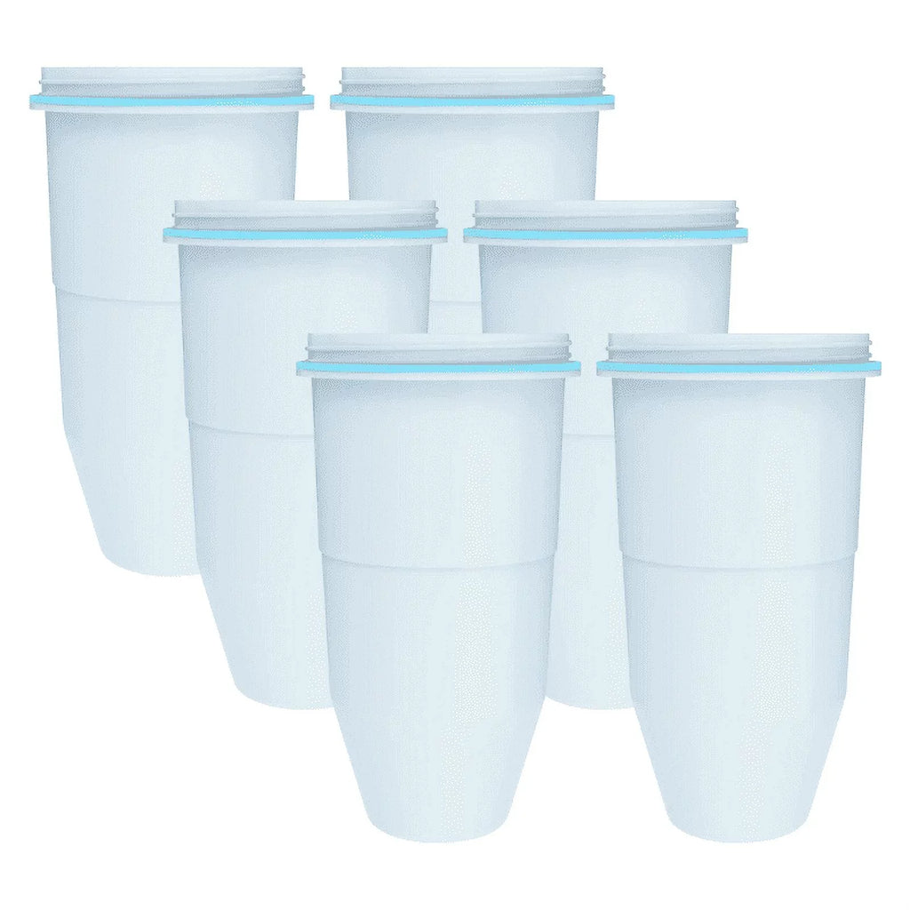6 Pack AQUACREST ZR-017 Replacement for ZeroWater® ZR-017 Pitcher aqua Filter