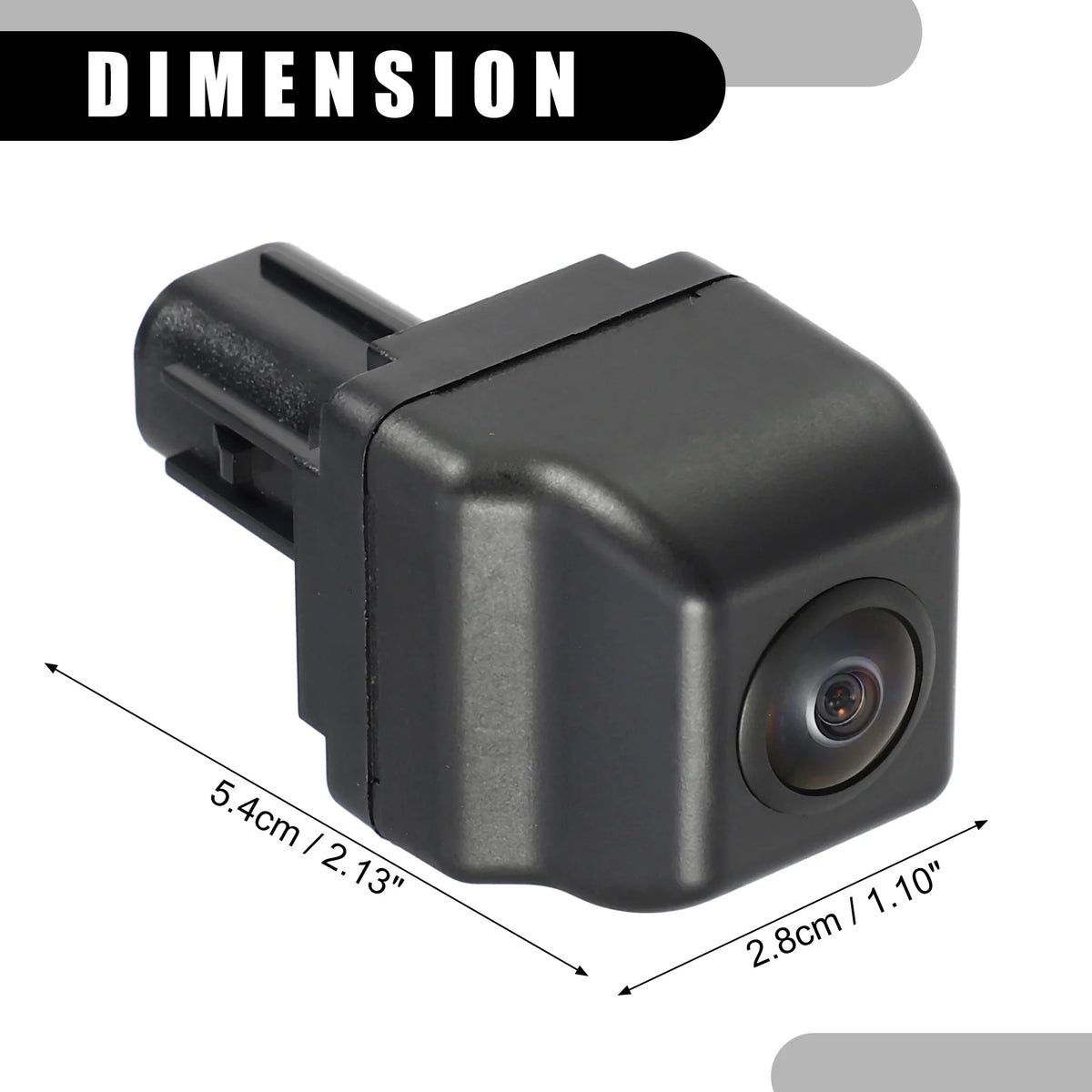 Rear View Back Up Camera No.86790-0P020 for  Alphard 2008-2017 Plastic Black