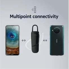 Answer calls, stream music hands free.. Nokia Wireless Bluetooth Clarity Solo Bud + Single Ear Headset