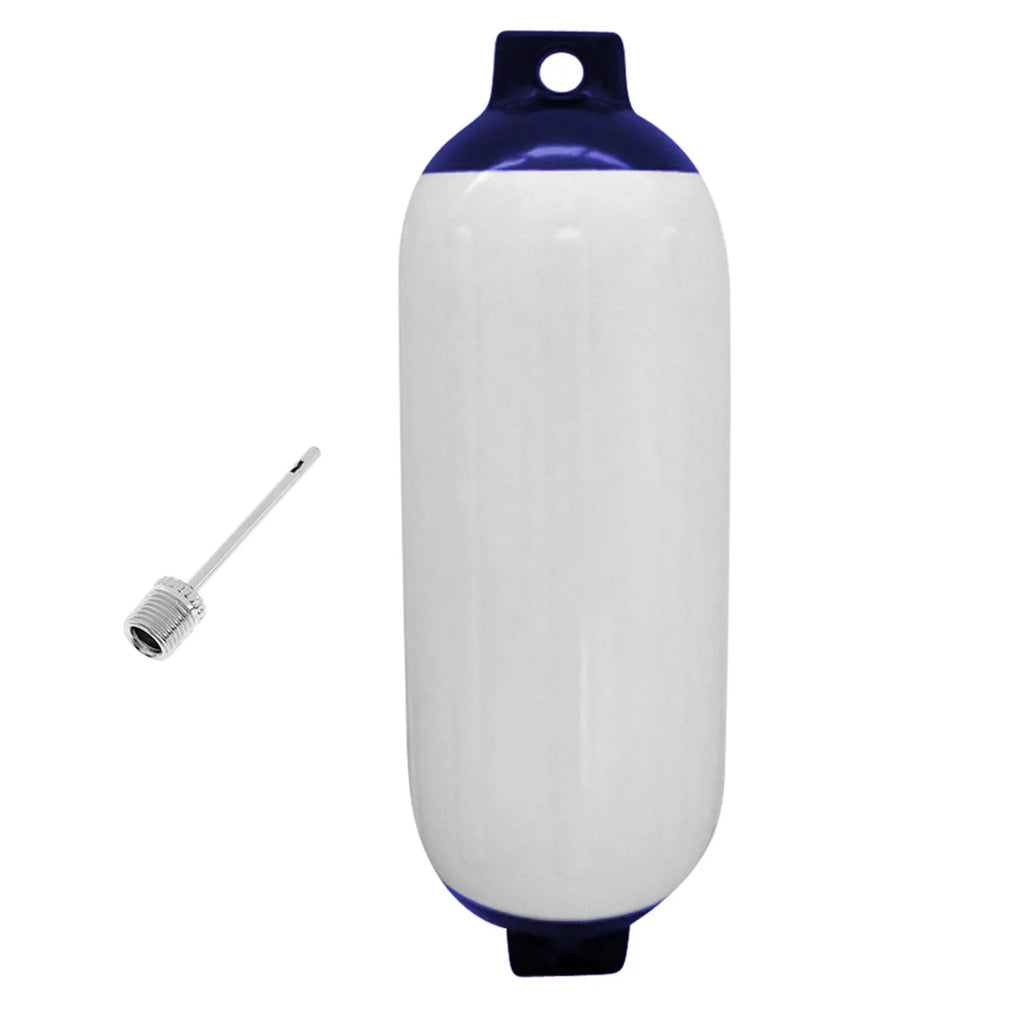vessel Fenders,craft Fenders Protector with Rope and Nozzles,vessel Fenders Set Speedboat Anti Collision 4x16in,Marine craft Fenders for Docking Protection,Inflatable vessel Bumper Fishing Boats