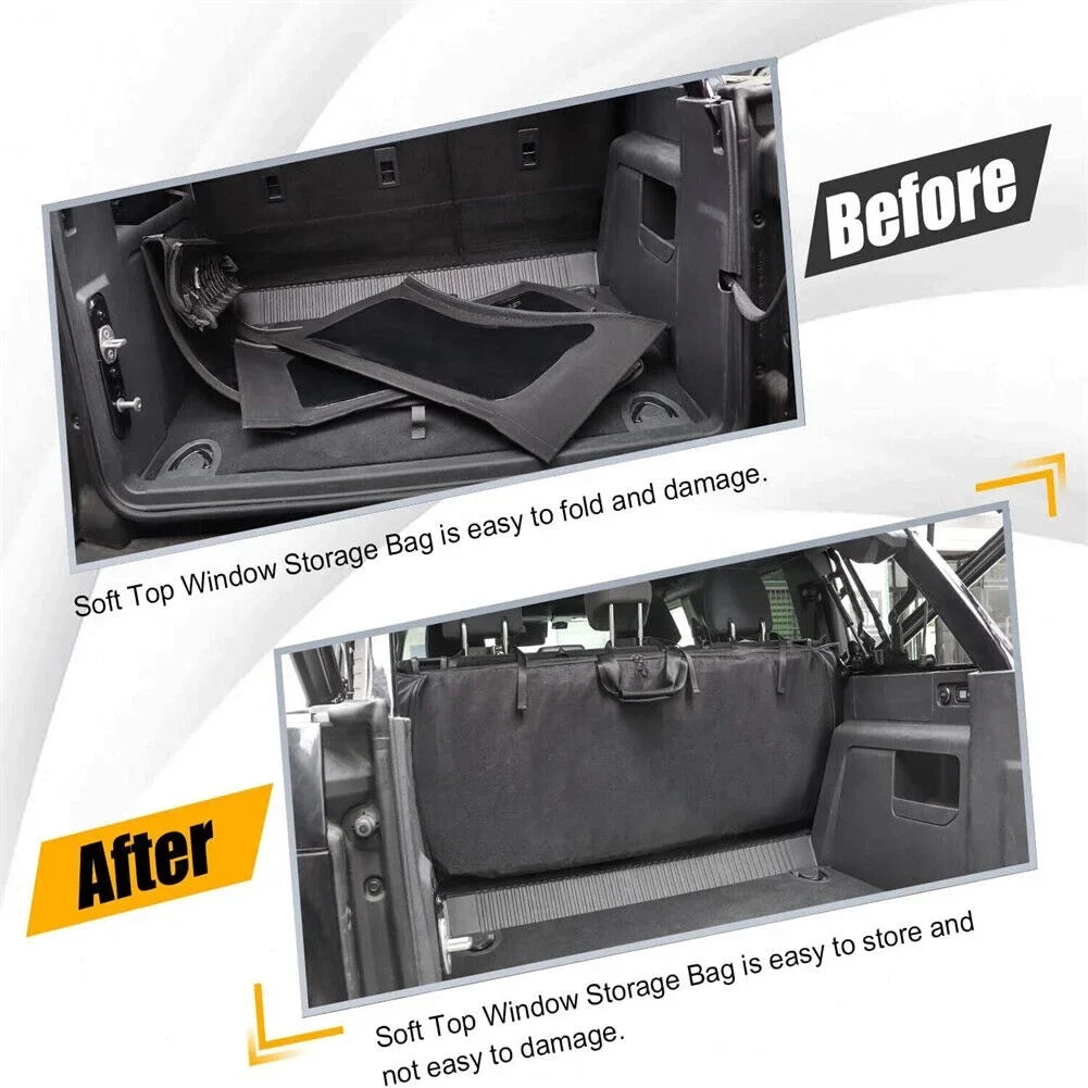 600D Soft Top Window Storage Bag For  Bronco Accessories 2021-2023 4 Door US