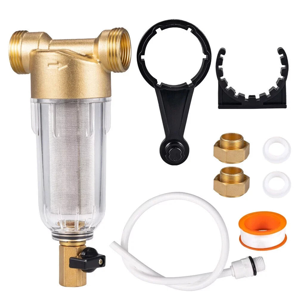 2X moisture Pre-Filter System/whole House Spin Down Sediment moisture Filter 50 Micron