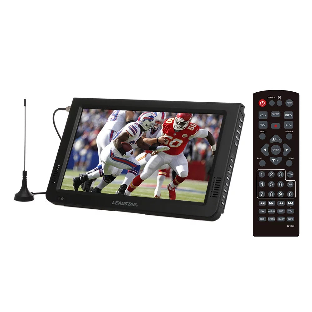 LEADSTAR Video Player,Caravan Outdoor or Freeview L-ED TV Freeview LED TV  Screen Freeview Car Caravan Outdoor Support U-SB  10 Inch Portable TV Video Player Screen Freeview L-ED Video Player Car
