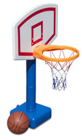 Pool Basketball Hoop Poolside Standing Introductory Game For Kids & Adults Swimming Splash Hoops Games With Midsize liquid Basketball, Toy For Pools, Outdoor Summer