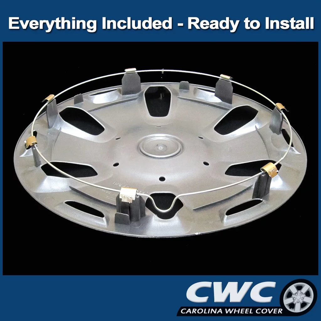 Premium Hubcap Set for  Transit Connect 2010, 2011 2012, 2013 - Replacement 15-inch Wheel Covers (4-Pack)