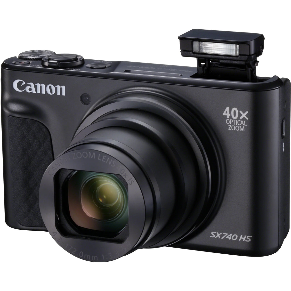 PowerShot SX740 HS 20.3 Megapixel Compact Camera, Black