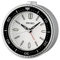 Seiko Mai Beep Alarm Clock, White, Analog, Quartz, QHE184JLH