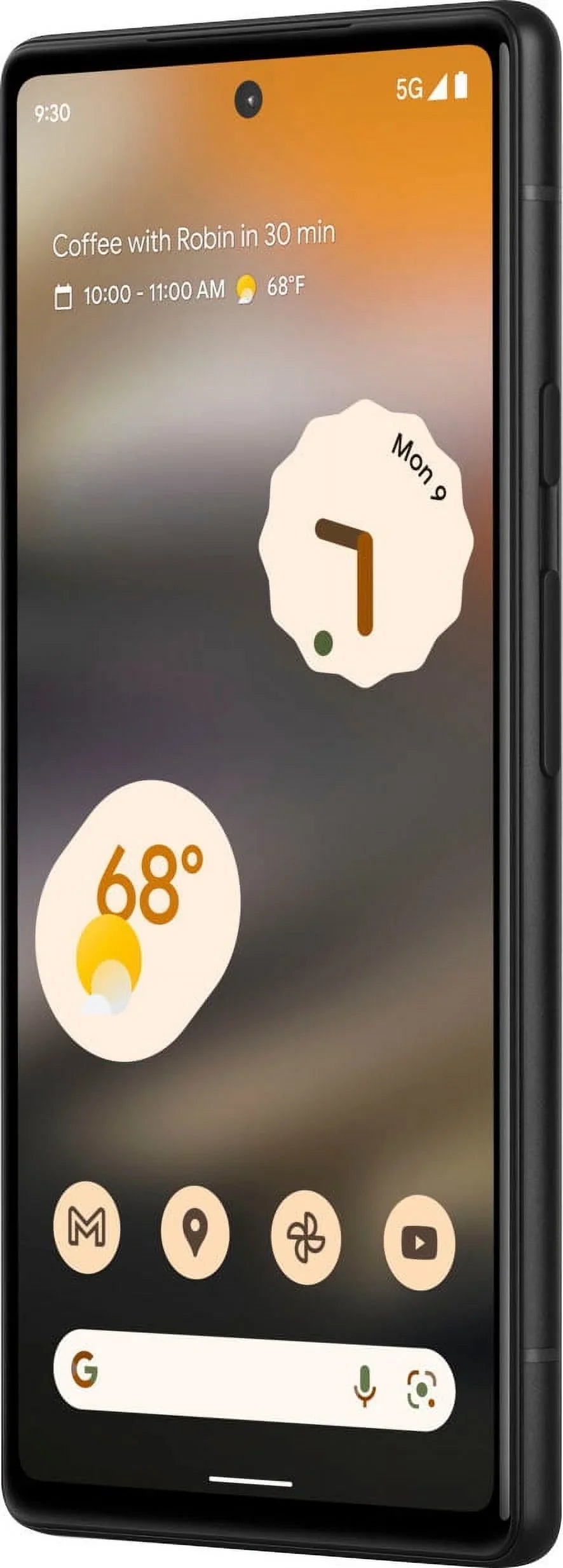 Restored Google Pixel 6a 128GB Charcoal (Unlocked) GA02998 (Refurbished)