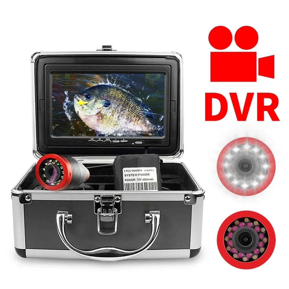 Erchang Portable Video Fish Finder for Lake Sea Fishing 7 Inch DVR Underwater Fishing Camera
