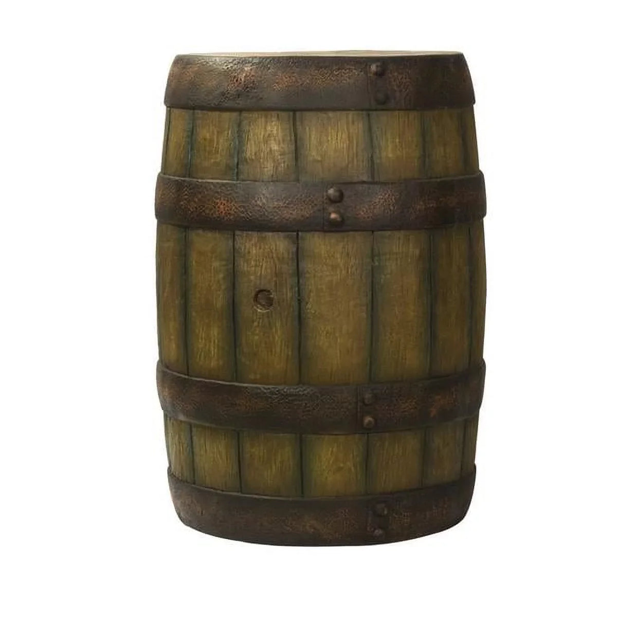 Whiskey Barrel Planter - Natural. Winterland  24 in