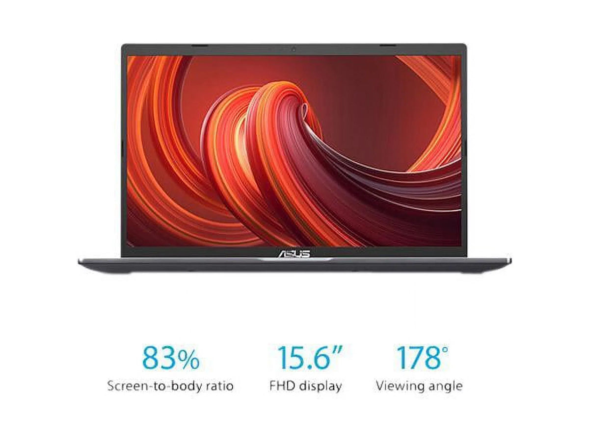 VivoBook 15 F515 Thin and Light Laptop, 15.6" FHD Display, Core i7-1165G7 Processor, Iris Xe Graphics, 8GB DDR4 RAM, 512GB SSD, Fingerprint, Windows 11 Home, Slate Grey, F515EA-DH75