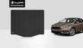 ToughPRO - Trunk Mat suitable with  Focus - All atmospheric conditions Heavy Duty (Made in USA) - Black Rubber - 2012