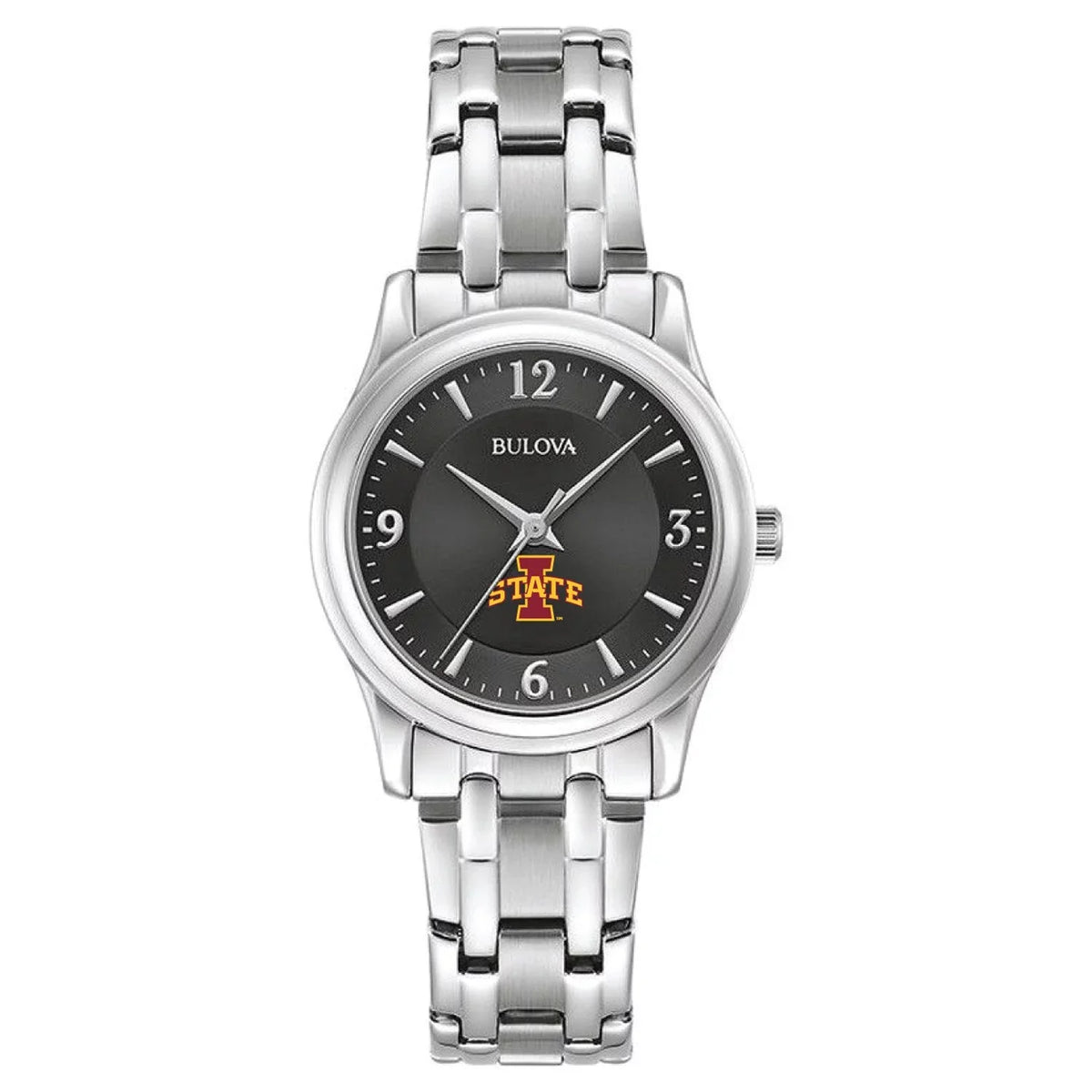 Women's Bulova Black Iowa State Cyclones Corporate Collection Stainless Steel Watch