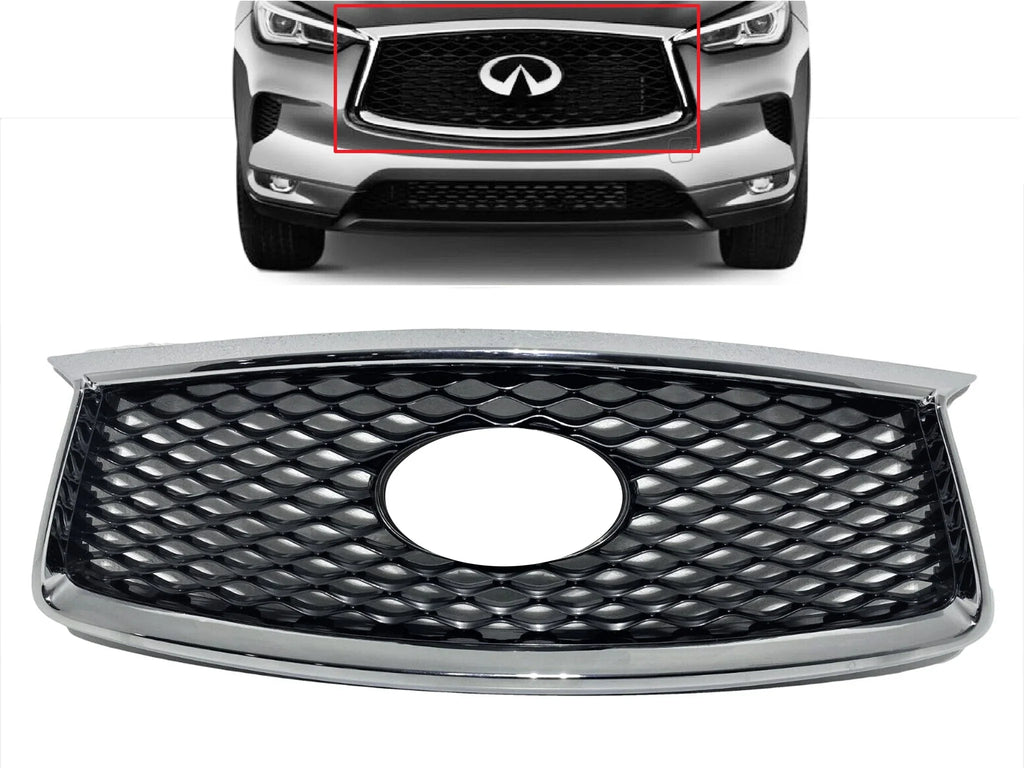 2019 2020 2021 appropriate With Infiniti QX50 Grille Front Bumper Upper Grille With Camera Option