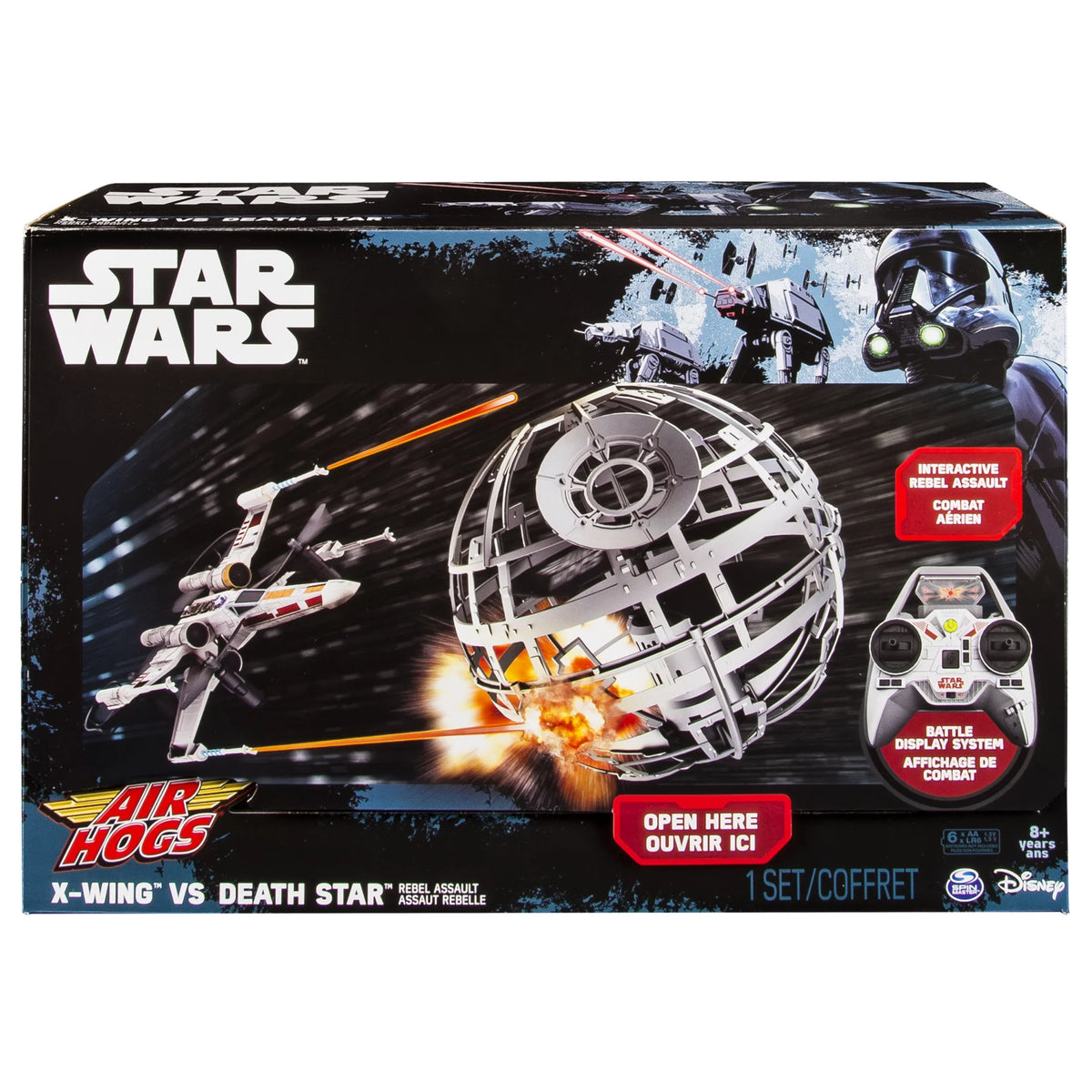 Death Star, Rebel Assault - RC Drones. Air Hogs - Star Wars X-wing vs
