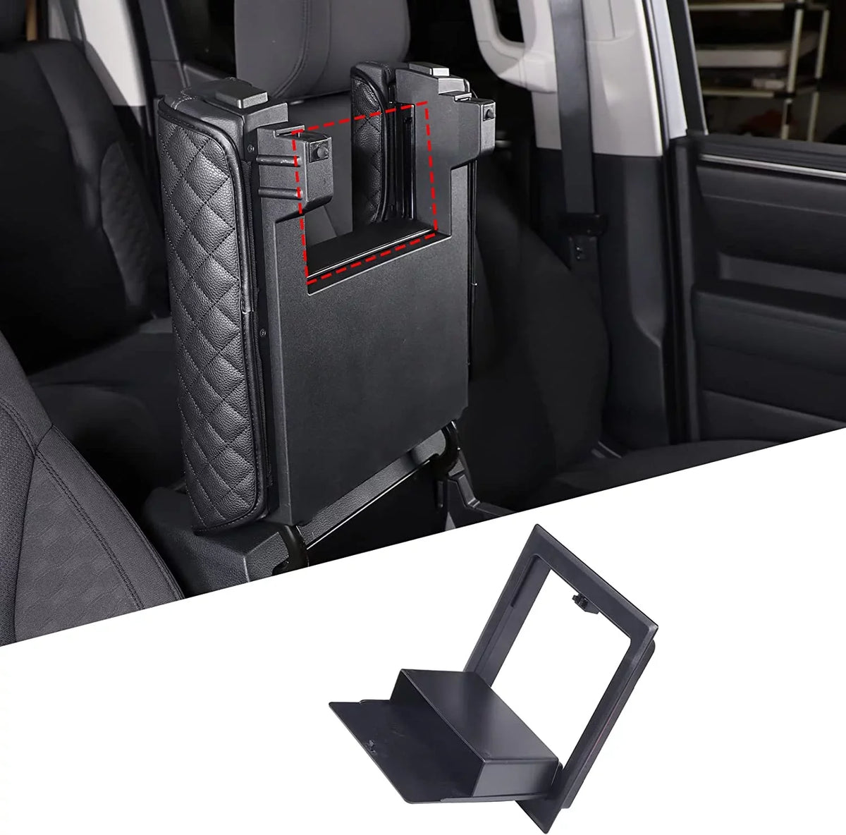 TINKI Center Console Organizer, Armrest Hidden Storage Box for  Tundra 2022 2023 Accessories, Car Central Control Armrest Box Hidden Privacy Storage Case