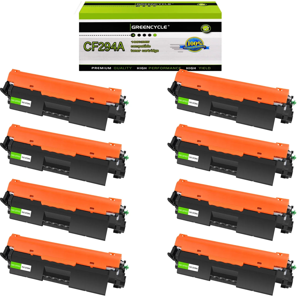 GREENCYCLE 8 Pack suitable for  94A CF294A Black Toner Cartridge Replacement with Laserjet Pro M118dw MFP M148fdw M148dw M149 M149fdw Printer