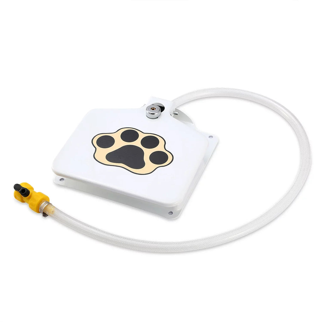iMounTEK Outdoor Garden Dog moisture Fountain, Ultra Hygienic, Dog Step on Paw Activated Sprinkler Toy