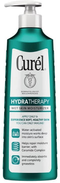 Curel Skincare Hydra Therapy Itch Defense Wet Skin Moisturizer, 12 oz (Pack of 3)