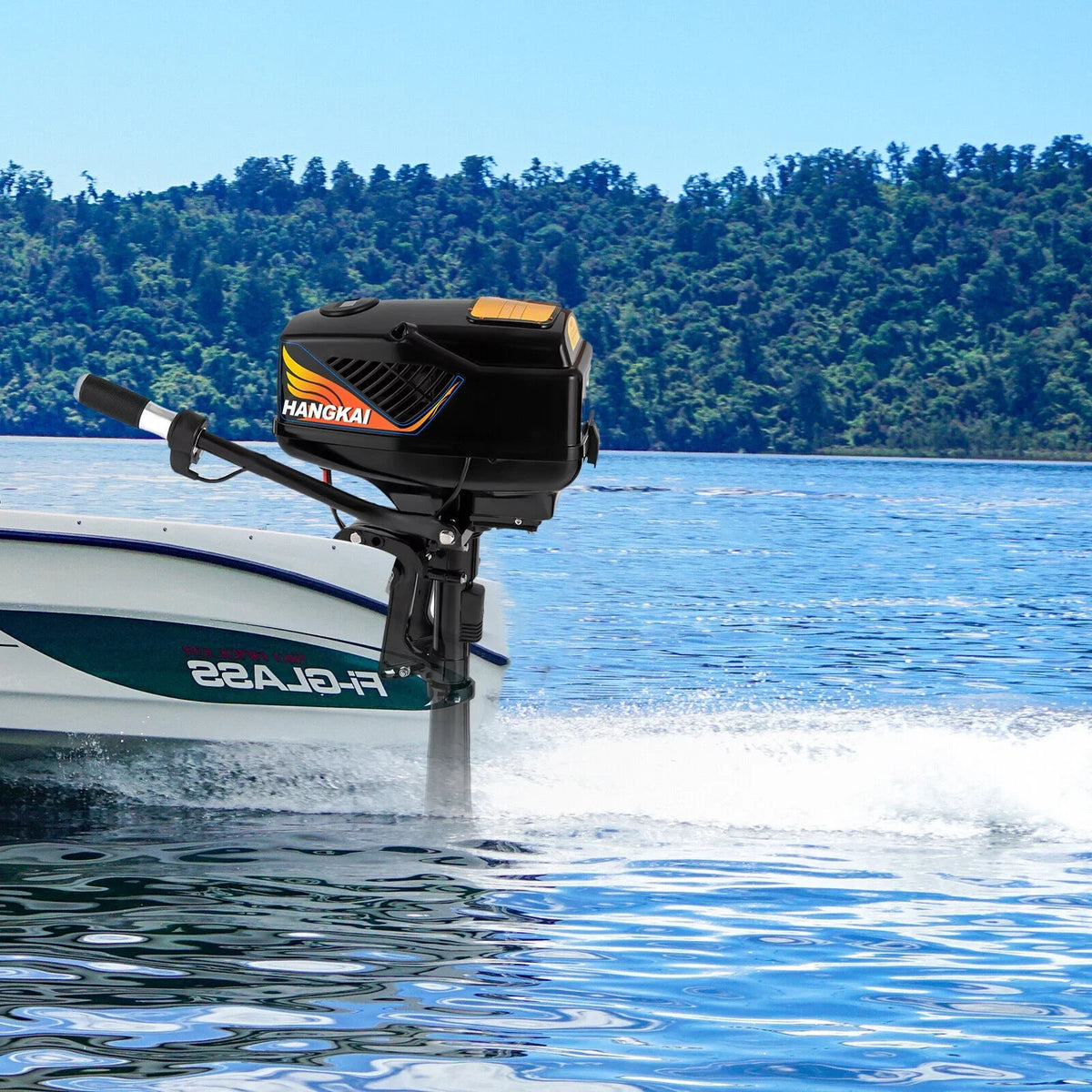 48V Short Shaft Electric Outboard Motor 5.0HP Fishing vessel Trolling Engine