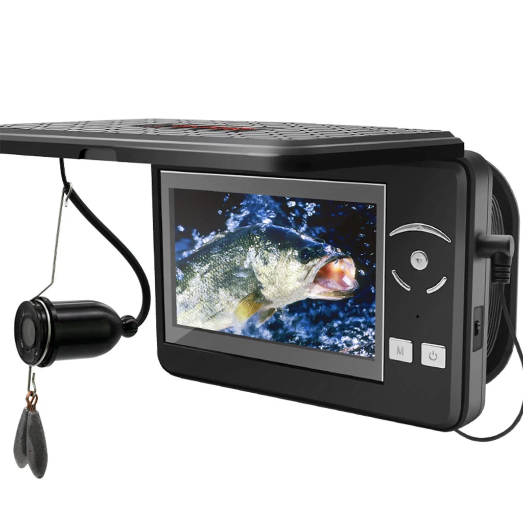 Portable Underwater Fishing Camera Waterproof 720P Fish Finder with LCD Display Ideal for Sea ship Fishing