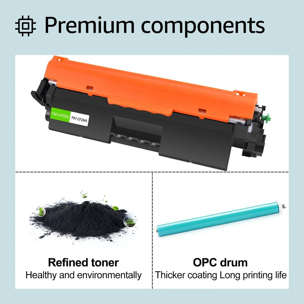 GREENCYCLE 8 Pack suitable for  94A CF294A Black Toner Cartridge Replacement with Laserjet Pro M118dw MFP M148fdw M148dw M149 M149fdw Printer