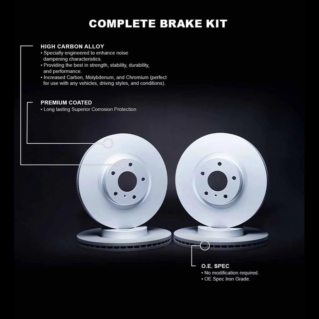 R1 Concepts Wdpn2 03055 R1 Concepts Brake Rotor Carbon Coated Fits select: 2022 KIA NIRO, 2019-2022 HYUNDAI KONA