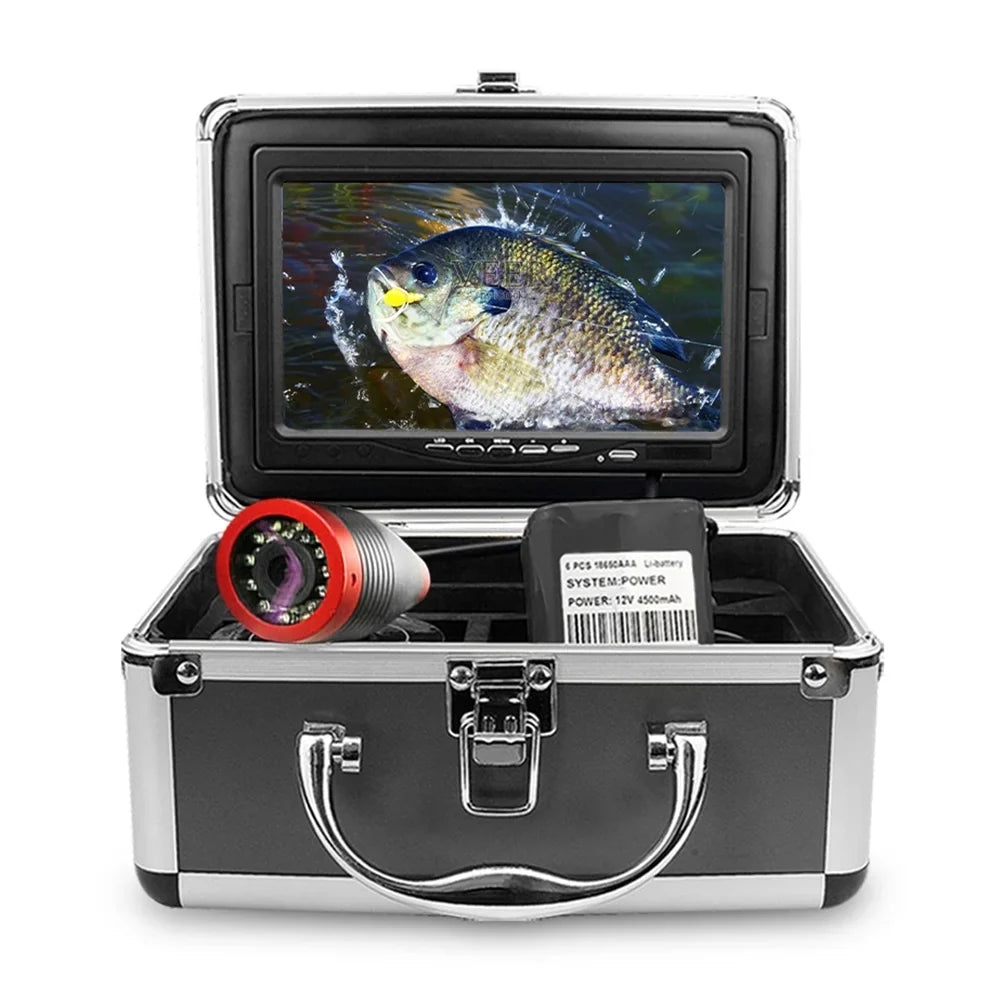 Erchang Underwater Fishing Camera Portable Fish Finder with 7 Inch for ship Kayak Lake Sea Fishing Explore Depths, Maximize Your Fishing Efficiency