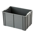Storage Box Storage Bin Durable Multipurpose Organizer Space Saving Stackable Storage Container for RV Travel Desktop Fishing Gray 28.5x18x17cm