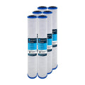 SpiroPure SP-EP-20 20 x 2.5 Inch Carbon liquid Filter Replacement, 6 Pack