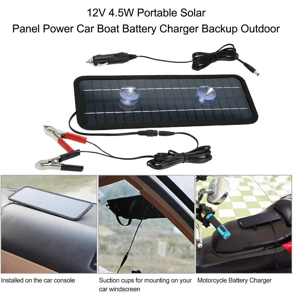 Spirastell Solar Panel, Car craft PanelCar Panels Rv 12v Solar Panels craft BatteryCar craft Battery 4.5w Portable Solar 12v 4.5w Portable Qisuo Solar 12v Buzhi Huiop