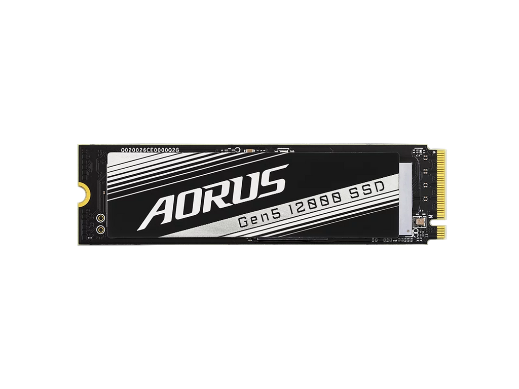 GIGABYTE AORUS Gen5 SSD 12000 SSD 2TB PCIe 5.0 NVMe M.2 Internal Solid State Hard Drive with Read Speed Up to 12400MB/s, Write Speed Up to 11800MB/s, AG512K2TB