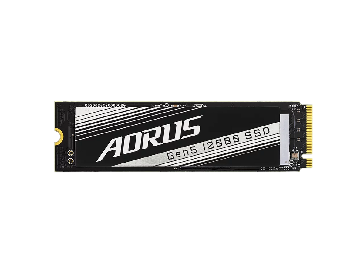 GIGABYTE AORUS Gen5 SSD 12000 SSD 2TB PCIe 5.0 NVMe M.2 Internal Solid State Hard Drive with Read Speed Up to 12400MB/s, Write Speed Up to 11800MB/s, AG512K2TB