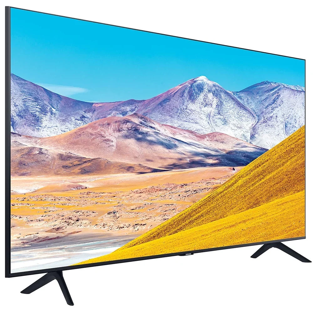 UN85TU8000 85" TU8000 4K Ultra HD Smart LED TV (2020 Model) with Deco Gear Home Theater Soundbar, Wall Mount Accessory Kit and HDMI Cable Bundle (UN85TU8000FXZA 85TU8000 85 Inch TV)