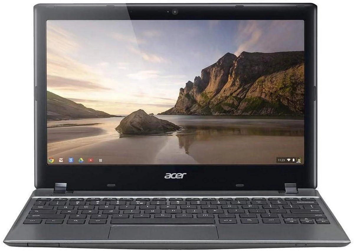 Restored  chromebook C720-2802 Laptop Computer, 1.40 GHz  Celeron, 2GB DDR3 RAM, 16GB SSD Hard Drive, Chrome, 11" Screen (Refurbished)