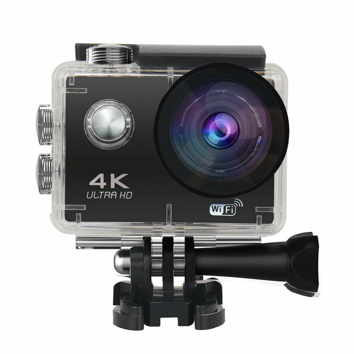 Action Camera HD 1080P Sports Camera Under 30M Waterproof, TF Card, Battery, Carry Case Included